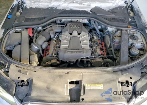 2013 Audi A8 L Quattro из США, поврежденный, VIN WAURGAFD4DN001547